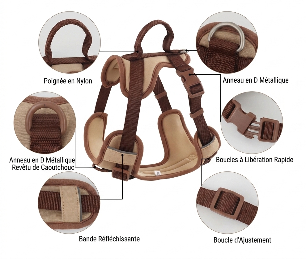 Harnais anti-traction